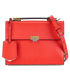 Box Crossbody, £495, Handbags, Red, Leather, Front view